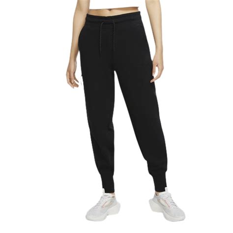 nike tech fleece broek zwart dames